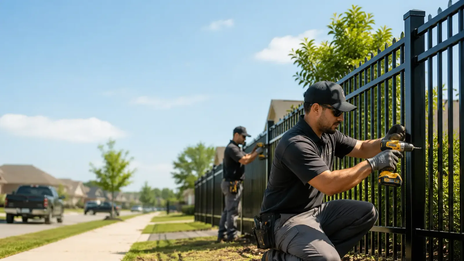 Metal Fence Installation in Ogdensburg, NY